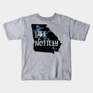 Lake Nottely over Georgia Kids T-Shirt